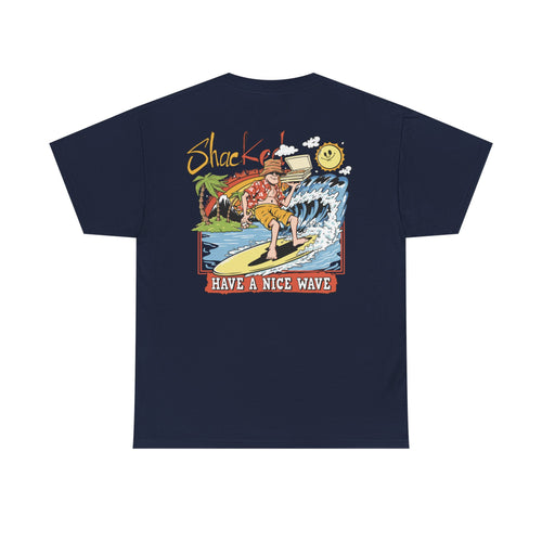 Have A Nice Wave Tee (Navy Blue)